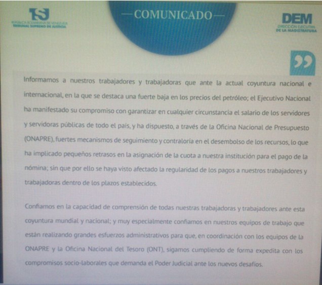 Comunicado