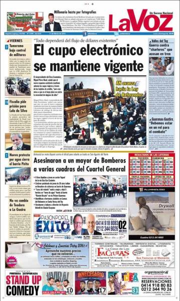 PORTADA LA VOZ