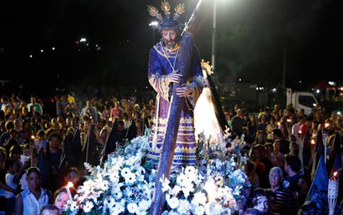 El Nazareno Bendito peregrina hoy con los fieles católicos