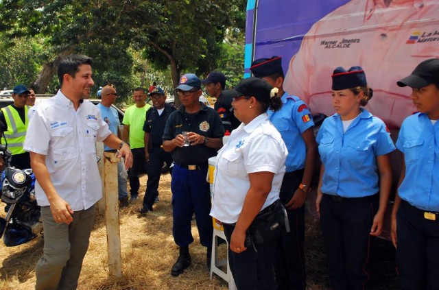 Alcalde Warner Jiménez recorrió balnearios de Maturín