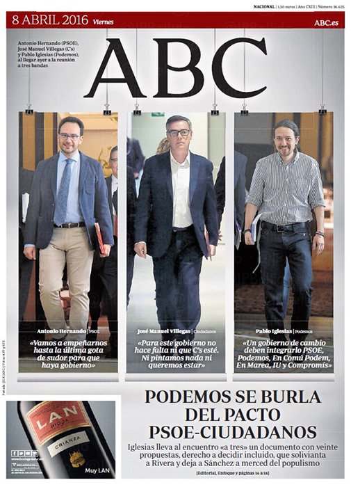 Portadas de la prensa internacional de este viernes 8 de abril de 2016