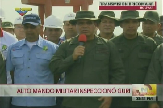 Alto Mando Militar realizó inspección del Guri