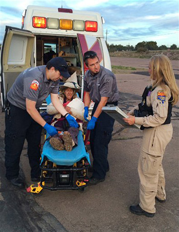 Mujer sobrevive nueve días en un bosque de Arizona