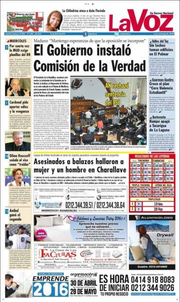 PORTADA LA VOZ