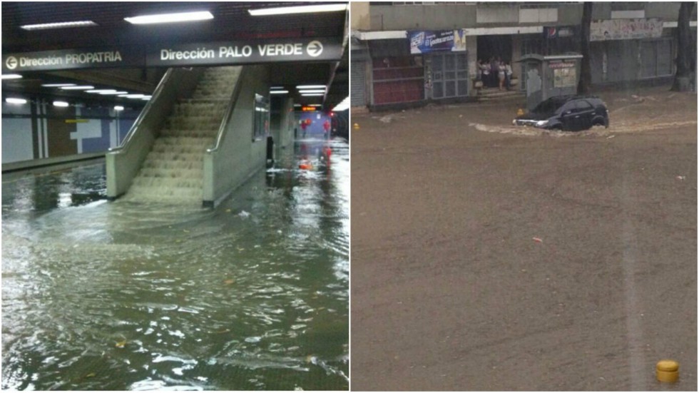 Cinco meses esperando la lluvia y Caracas colapsó por drenajes obstruidos