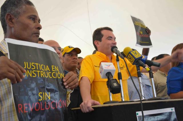 Guanipa celebró incorporación del Sindicato Bolivariano de la Construcción a la lucha por el revocatorio