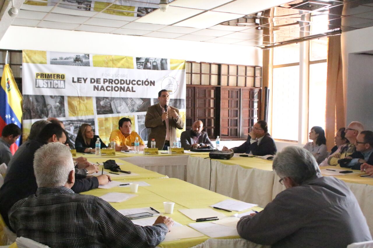 PJ realizó consulta pública sobre la Ley de Producción Nacional