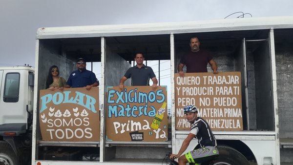 Así protestaron los trabajadores de Polar en Nueva Esparta (Videos)