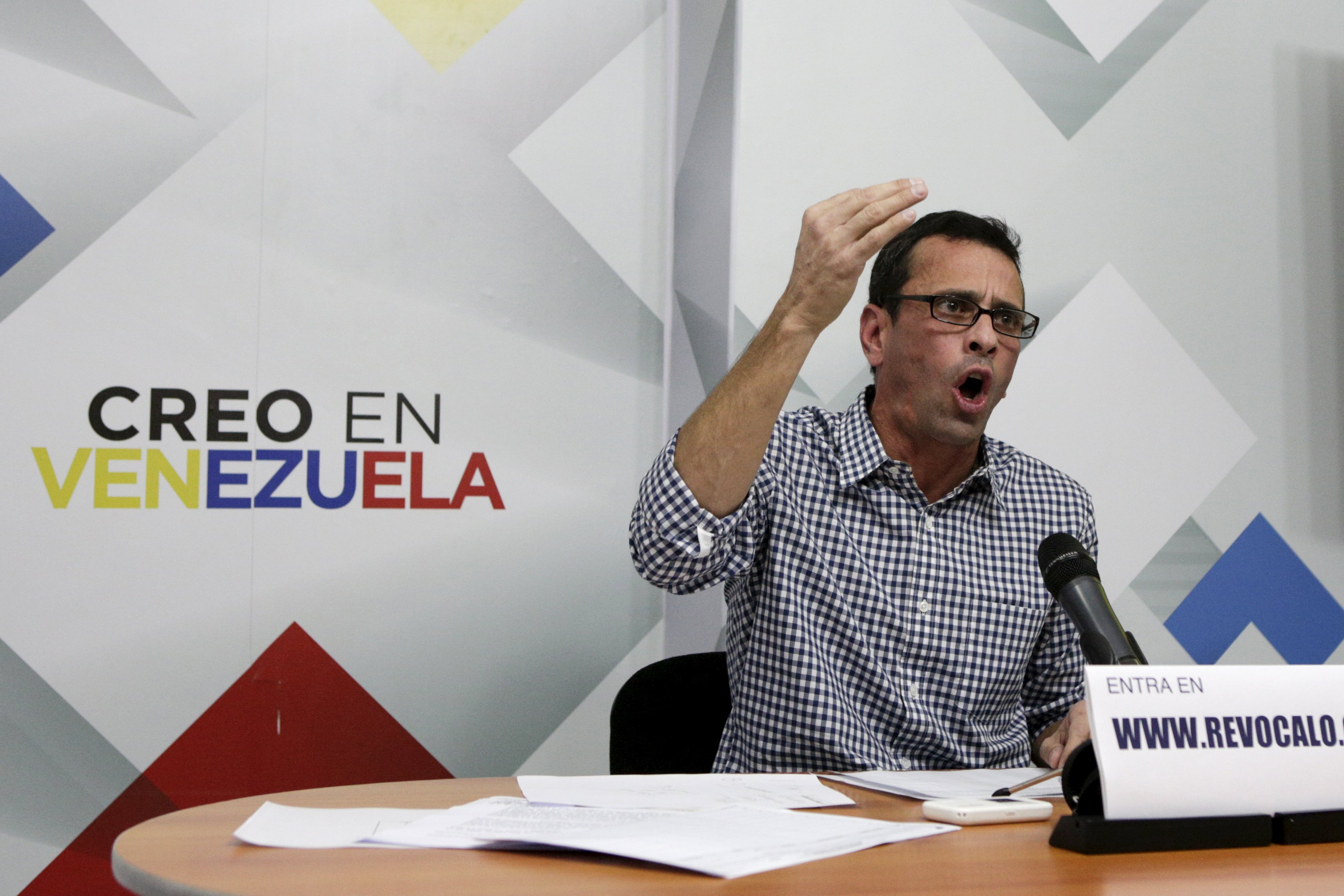 Capriles: Que hable el pueblo mediante Revocatorio