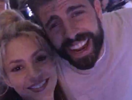 Shakira y Piqué fueron al concierto de Coldplay en Barcelona (Video)