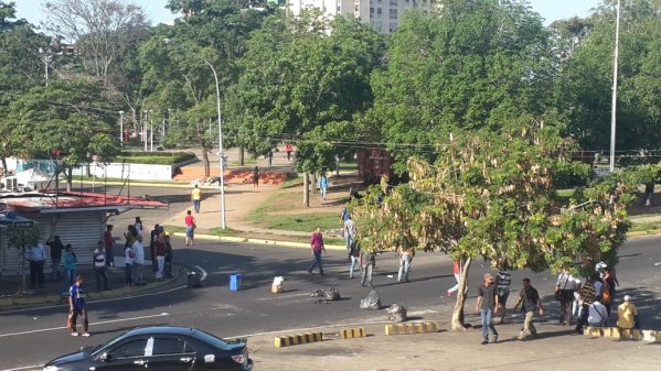 protesta comida puerto ordaz