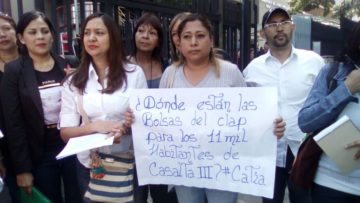 Madres protestan en Caracas por desabastecimiento de alimentos