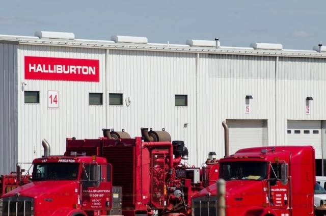 Un patio de Halliburton en Williston, EEUU (Foto archivo REUTERS)