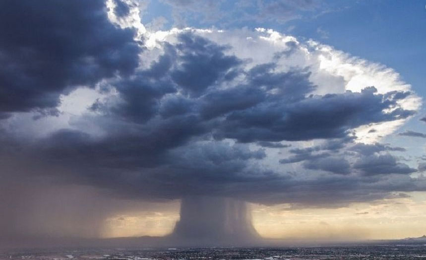 VIDEO: Una impresionante tormenta sacudió una ciudad de EEUU