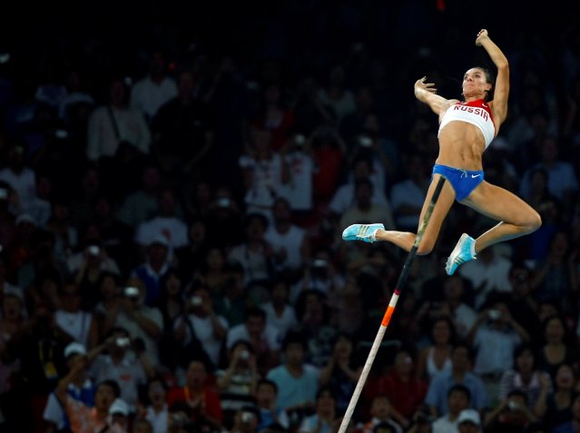 La atleta rusa, Yelena Isinbayeva (Foto: Reuters)