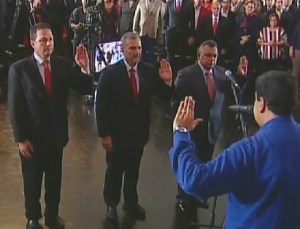 Así fue la juramentación de los nuevos ministros: Reverol, Molina y Farías (Video + Fotos)
