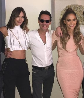 ¡Que modernos! Shannon de Lima adora a JLo ¡y hasta posan para la foto junto a Marc Anthonty!