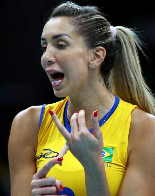 Volleyball - Women's Preliminary - Pool A Brazil v Argentina