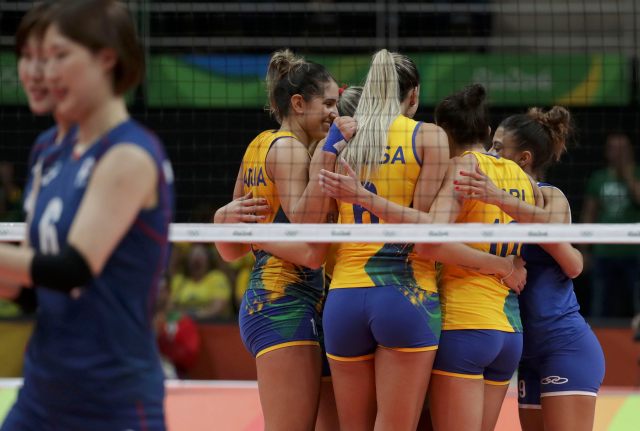 Volleyball - Women's Preliminary - Pool A Brazil v South Korea