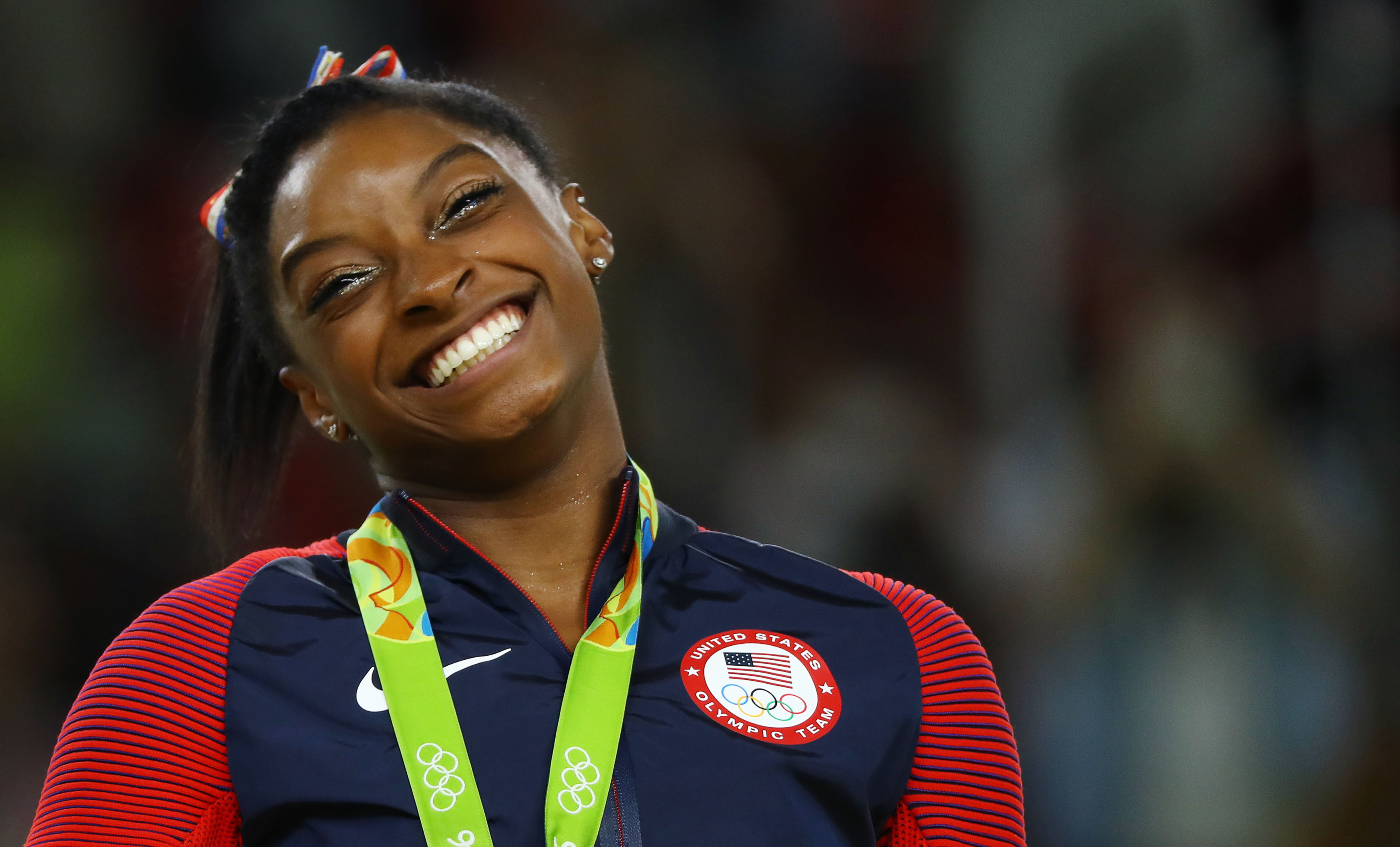 La gimnasta Simone Biles conquistó Río y al actor Zac Efron