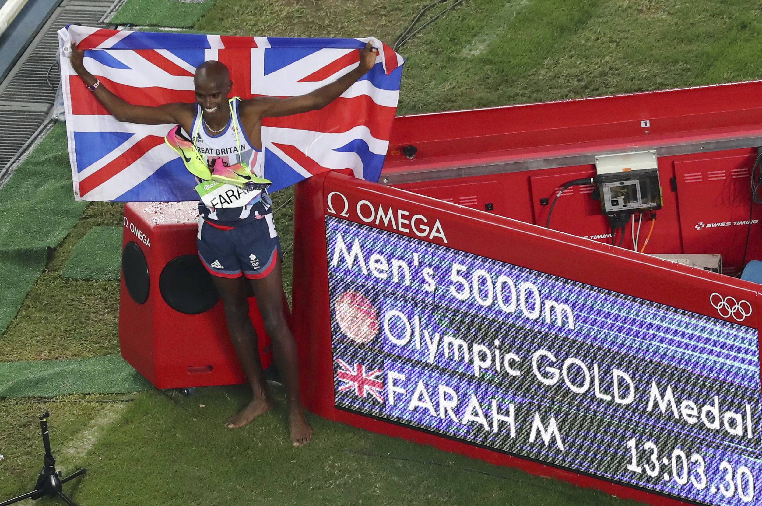 Mo Farah logra histórico “doble doble” en pruebas de fondo