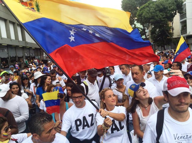 Lilian Tintori marcha