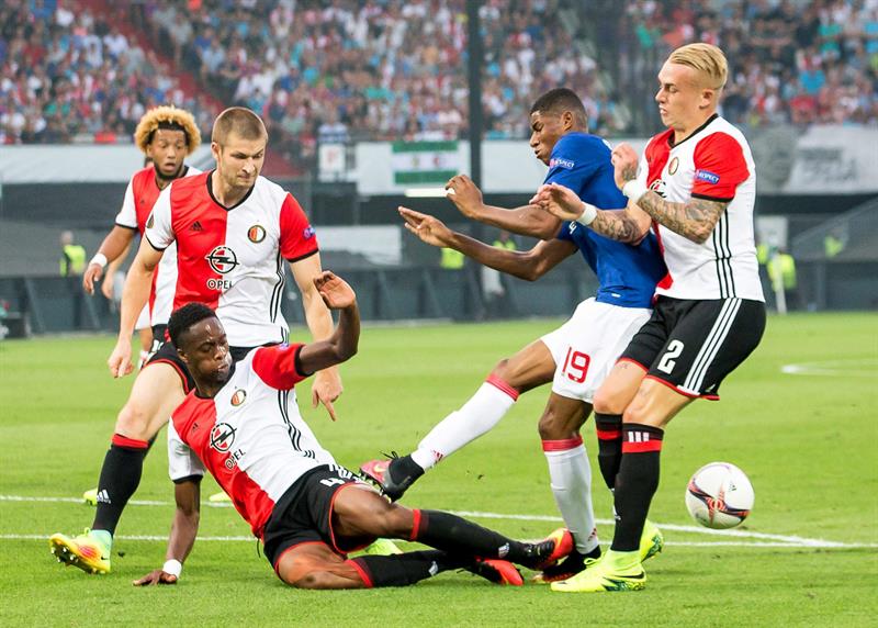 Manchester United e Inter caen en su debut en la Europa League (Resumen de la jornada)