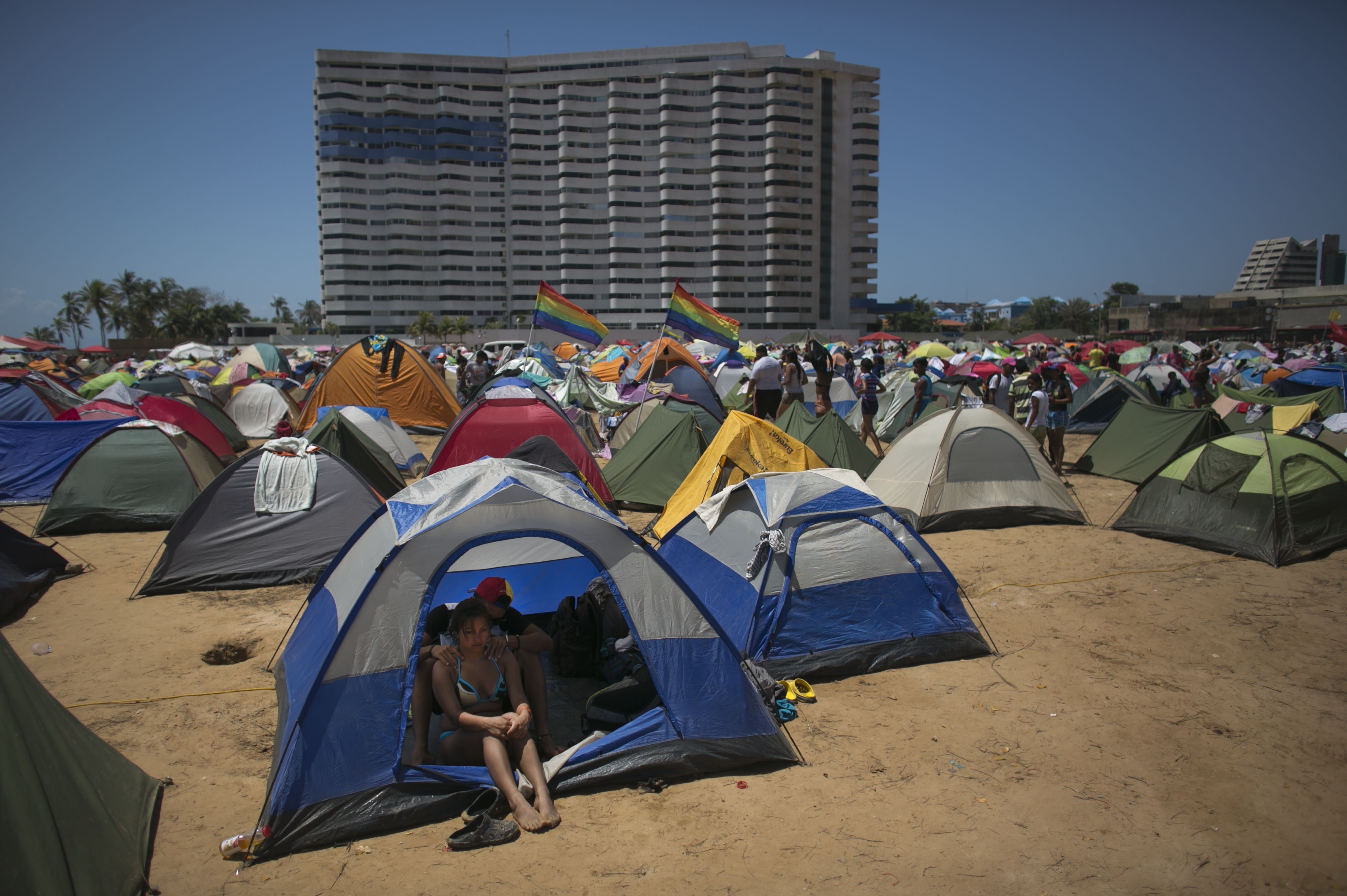 Sector residencial de Margarita perturbado por el campamento ñángara de Nicolás