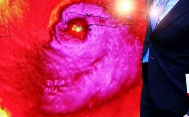 ¡ESPELUZNANTE!… Matthew se mostró como una calavera en imagen satelital mientras pasaba por Haití