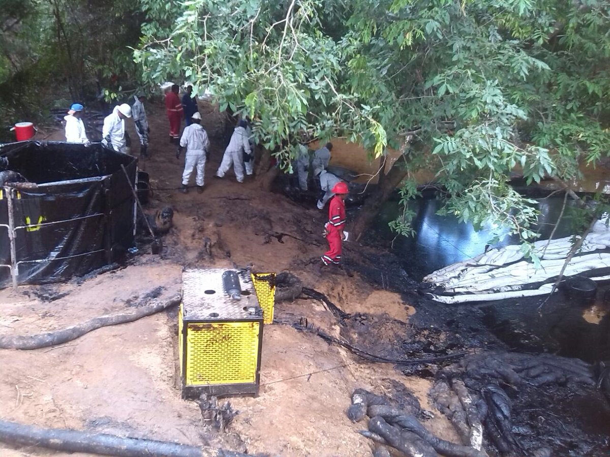 Pdvsa controla derrame de crudo en Anzoátegui y descarta contaminación