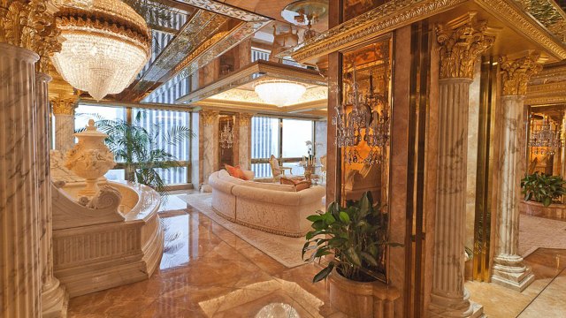 La vivienda se ubica en la Torre Trump, en la Quinta Avenida de Nueva York. Foto: Infobae