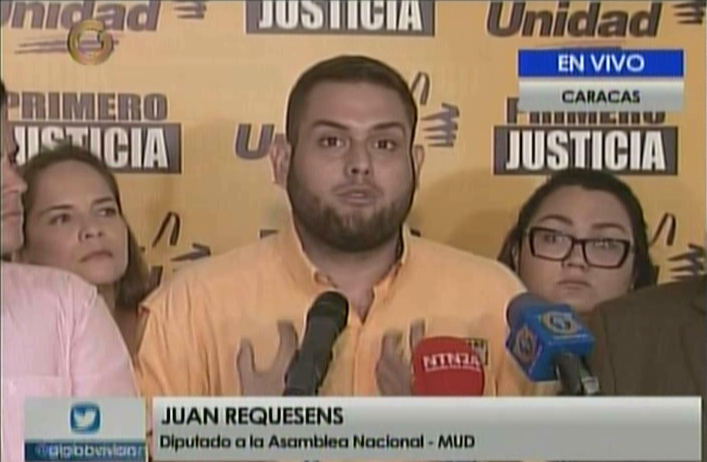 Juan Requesens pide declarar abandono del cargo de Nicolás Maduro