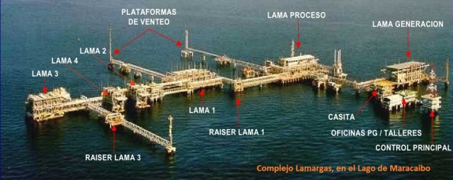 Complejo Lama, en el Lago de Maracaibo, Venezuela / archivo