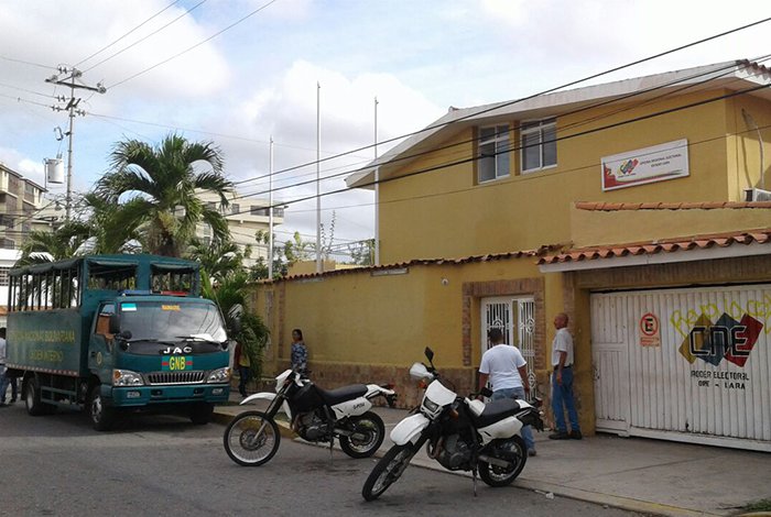 GNB resguarda sede del CNE-Lara