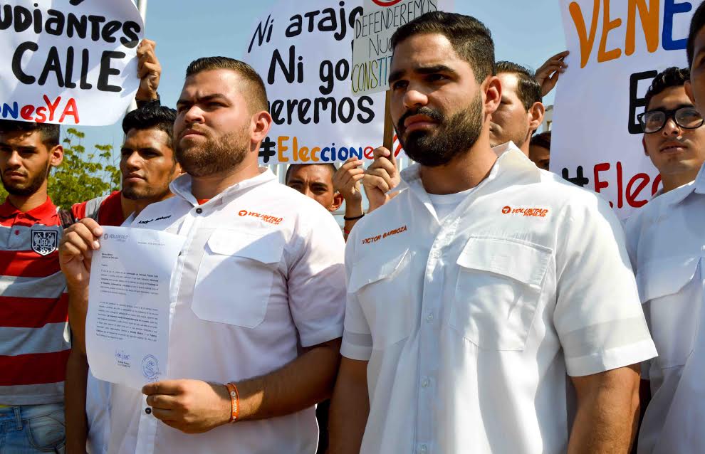 Jóvenes de Voluntad Popular en el Zulia exigen al CNE elecciones ya