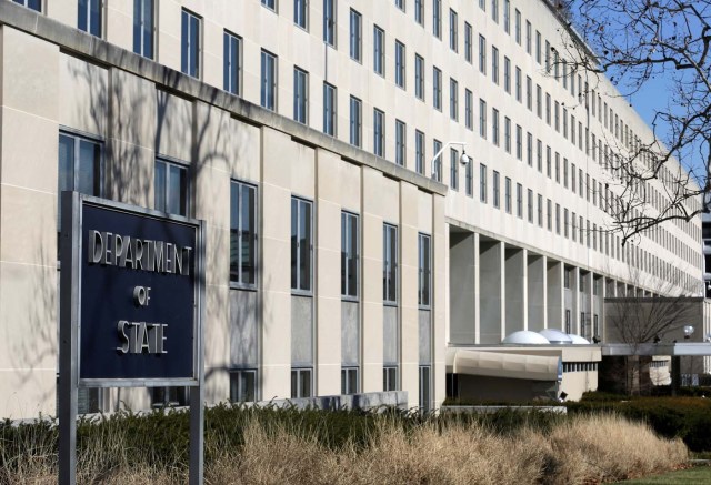 Fachada del Departamento de Estado Washington, EEUU (Foto REUTERS/Joshua Roberts/ archivo)