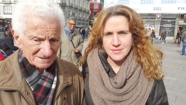 El Sr. Manuel Franco y su hija Ana Belén Franco / Foto Carlos Moreno