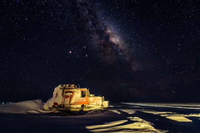 Un millón de estrellas. El cielo nocturno ofrece este tipo de imágenes