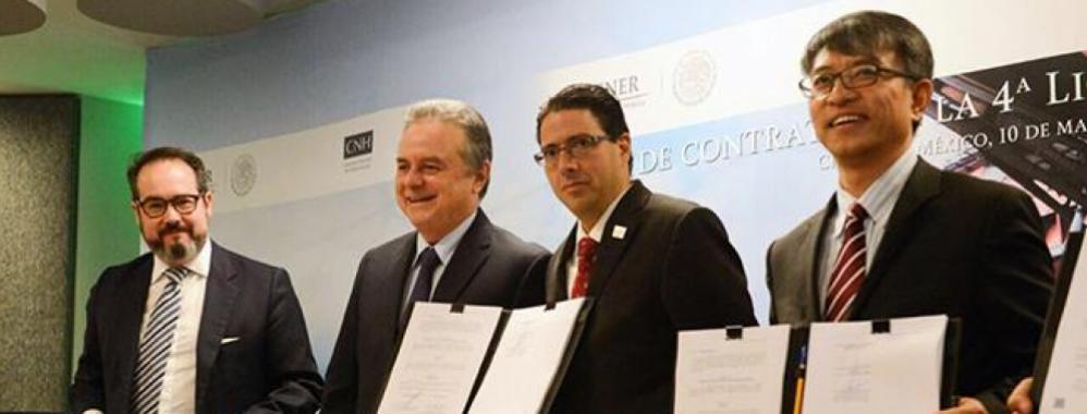 Cinco grandes petroleras internacionales firman contratos para entrar a México