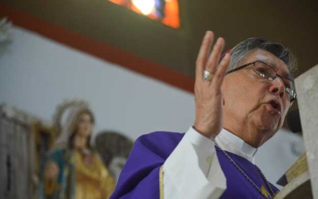 Maracaibo,Venezuela,12/03/2017. Zulia.Semana de la Doctrina Social de la Iglesia. Eucaristia anunciada por el monsenor Ubaldo Santana,arzobispo de Mcbo, en la iglesia del Padre Claret.