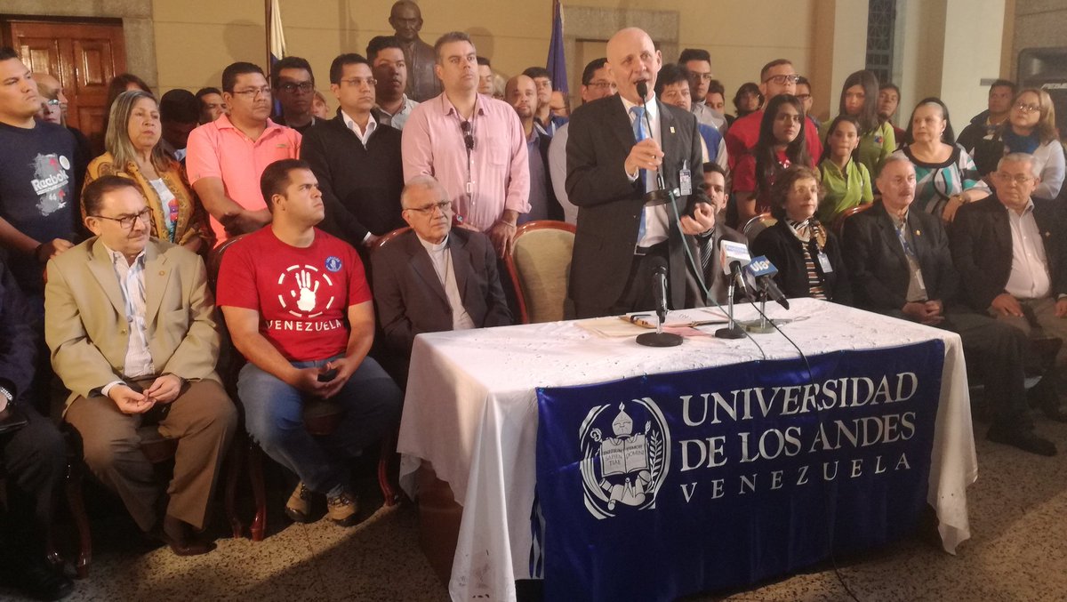 Rector de la ULA: Los universitarios nos defendemos con el verbo, la razón y el conocimiento