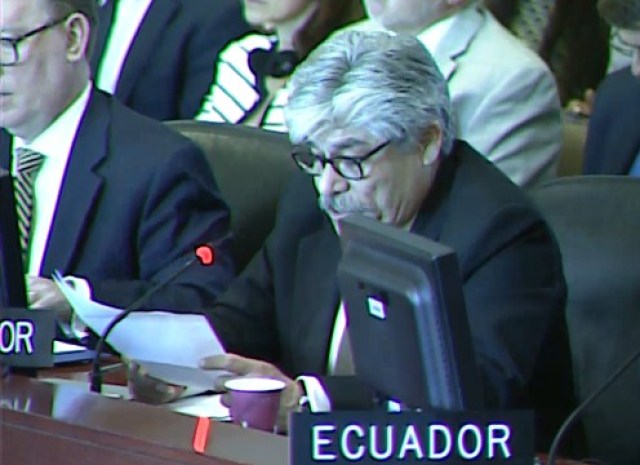 El Salvador, Carlos Calles, embajador Foto: Captura