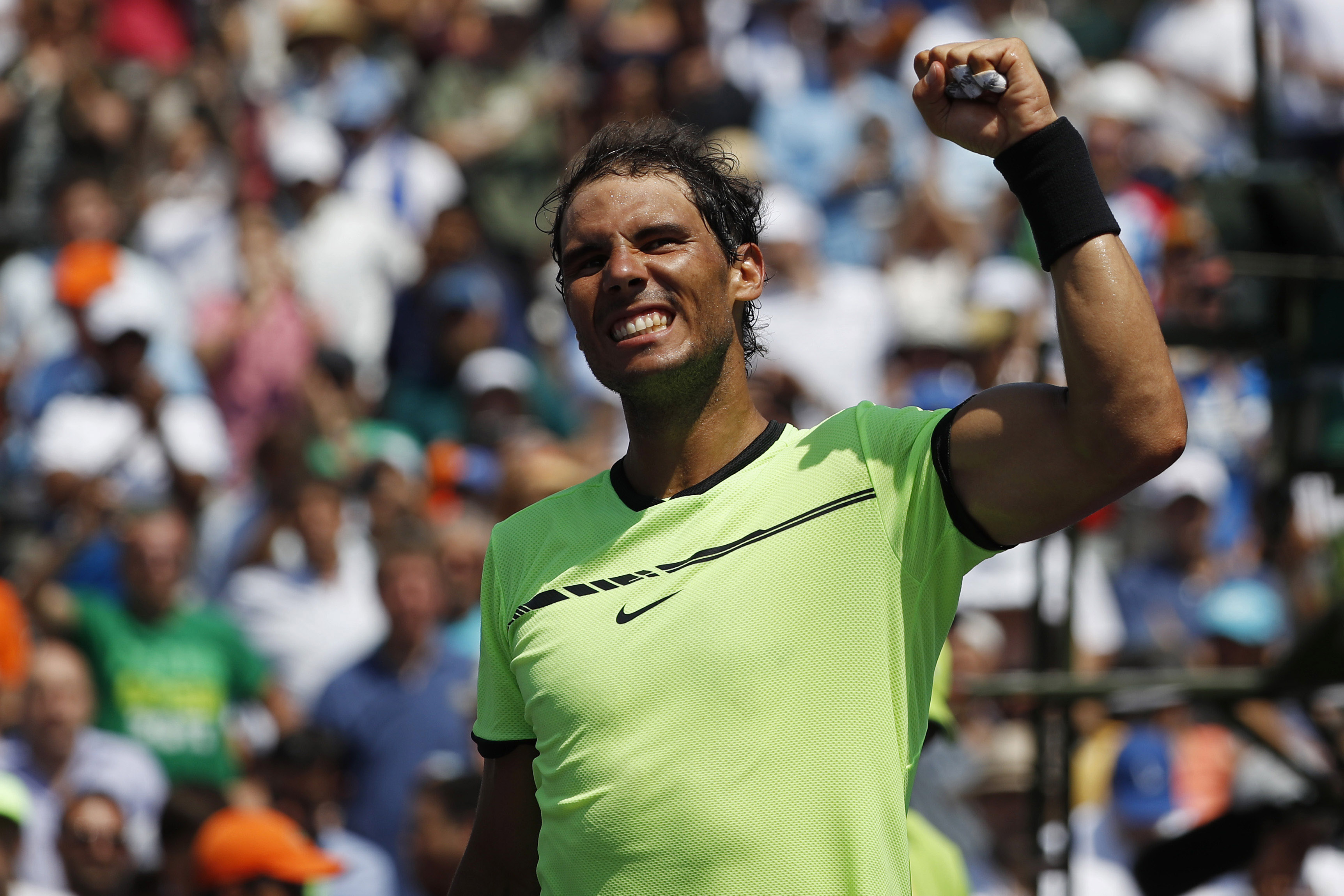 Nadal vence al italiano Fognini y jugará su quinta final en el Masters 1000 de Miami