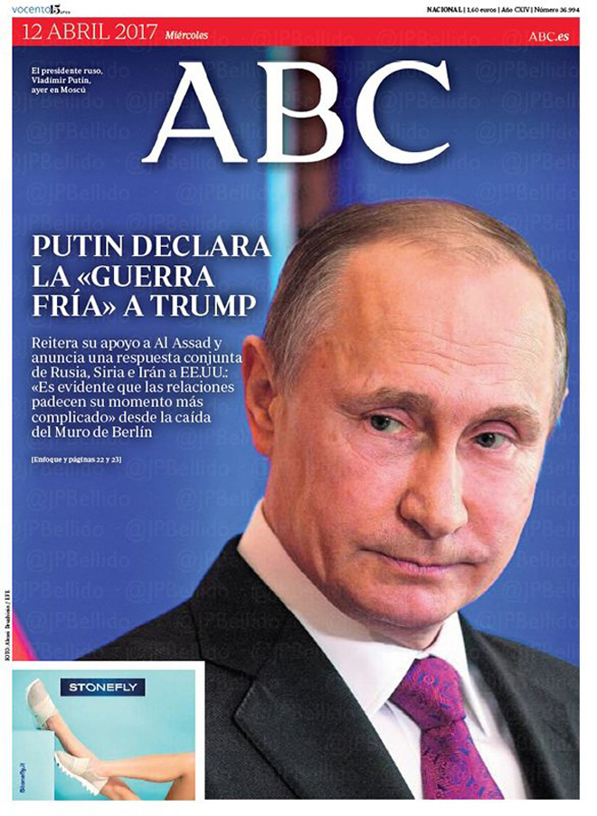 Portadas de la prensa internacional de este #12Abr