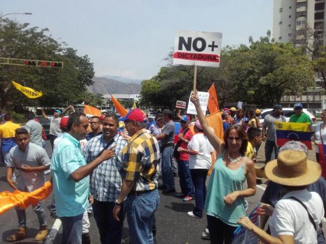 Protesta en Aragua