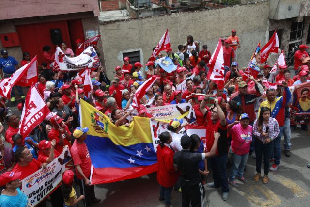 Chavistas-marcha