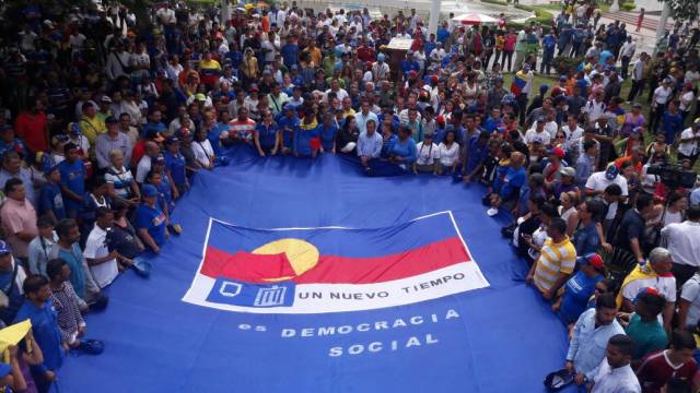 UNT se hizo presente en la manifestación de oposición de este jueves en Zulia.