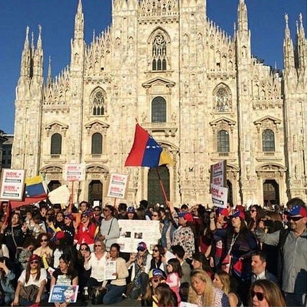 Venezolanos en Italia pidieron #NoMas dictadura (Fotos y videos)