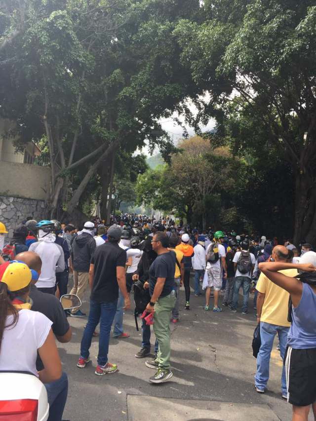 Brigada de primeros auxilios, Cruz Verde presente en La Castellana. Foto: Esteninf Olivares