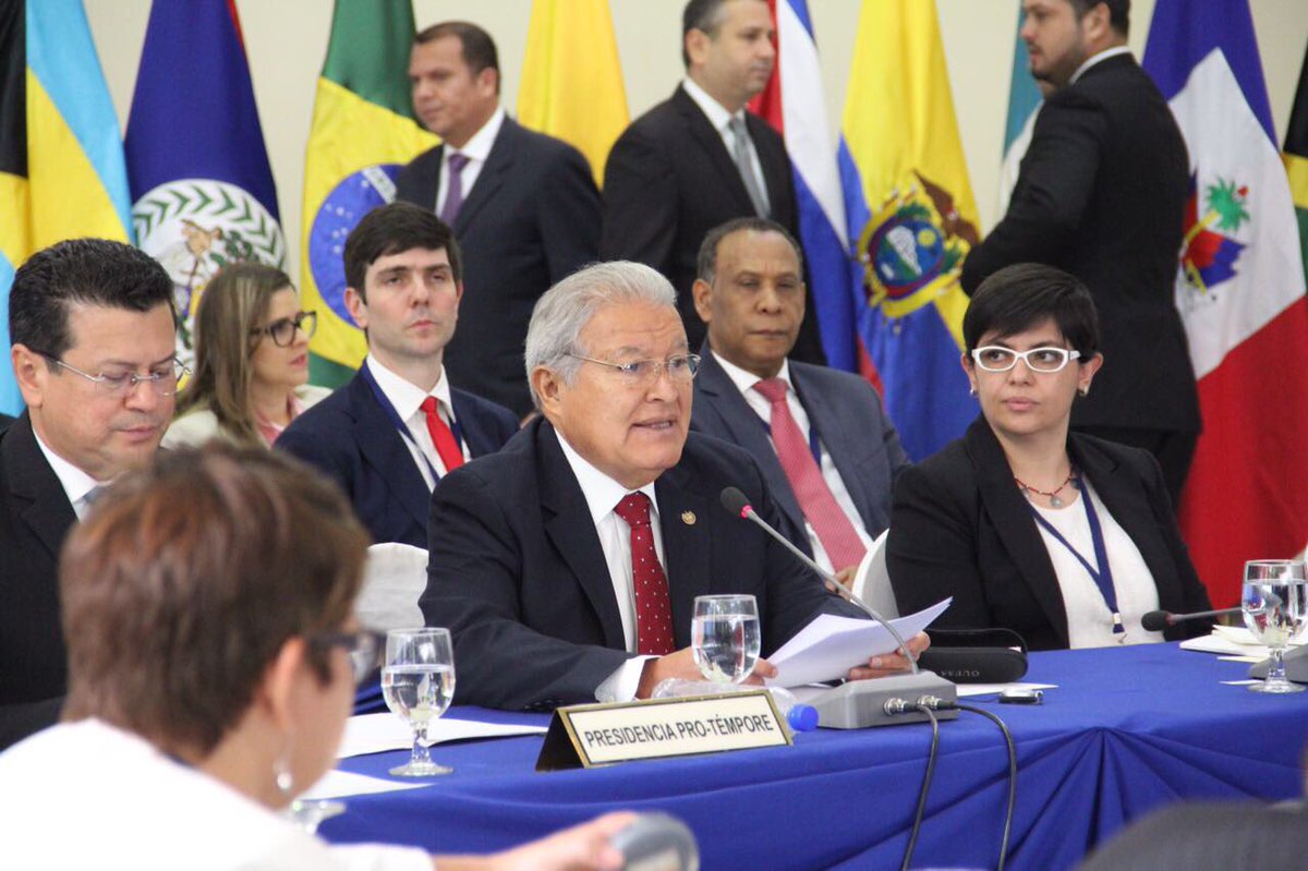 Inicia reunión de cancilleres de la Celac en El Salvador